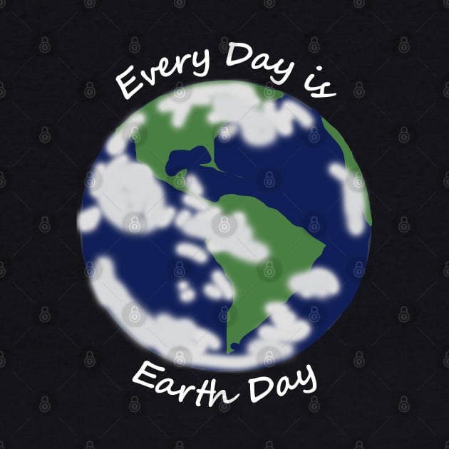 Every Day is Earth Day Planet by ellenhenryart